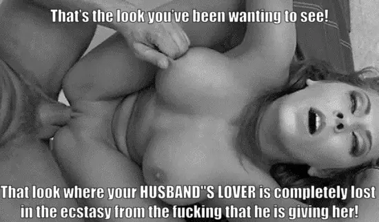Wife watches cuckcake