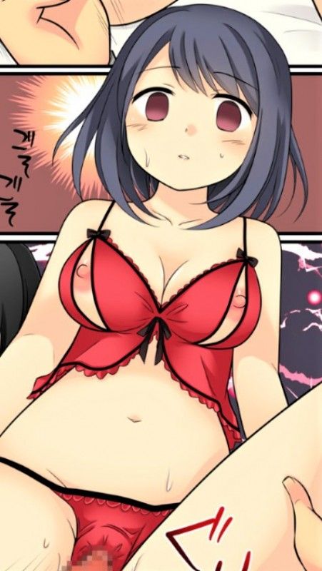 Hentai Teen in Sexy Red Lingerie