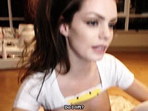 Sabrina Nellie Flexing