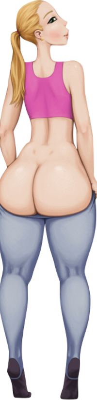 чудесный зад = beautiful ass