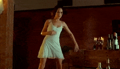 Maggie Q Lap dance