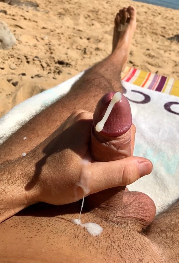 On the beach..