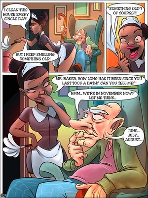 The Naughty Home - Giving the old man a bath - 02