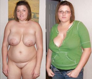 Insecure thick chick posing with massive hooters