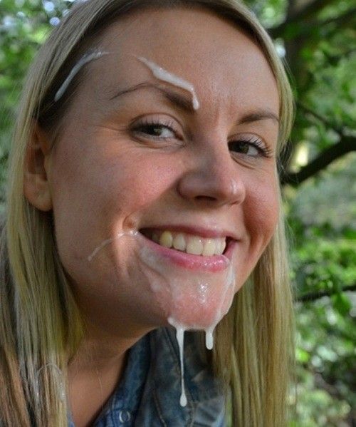 Face dripping cum