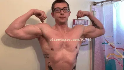 Muscle Fetish - Will Parks Flexing Part2 Video1