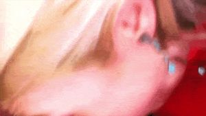 Always happy in her work , give us a wink