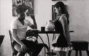 Being handled as your new maid