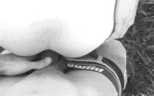 Outdoor creampie in her little pussy