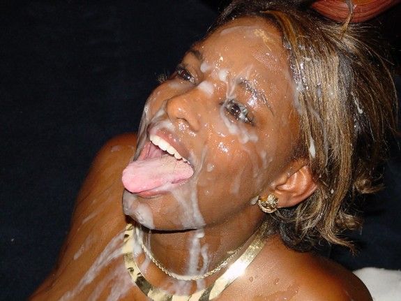 Cum on face
