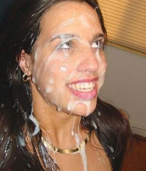 Cum on face