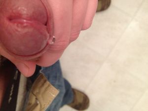 Oozing some precum