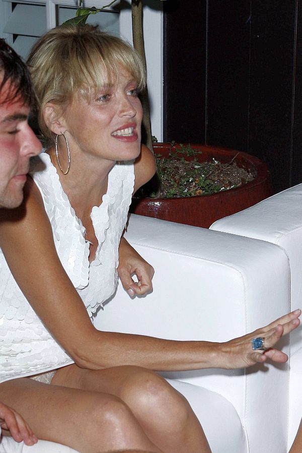 Sharon Stone Panty Upskirt