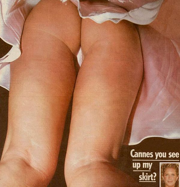 Rachel Hunter Panty Upskirt
