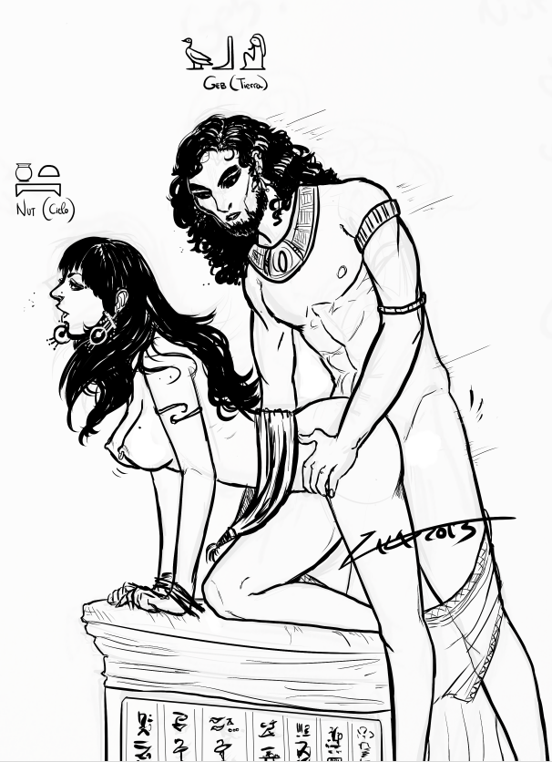 nut and geb ancient egypt