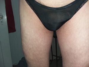 Shep Beaver's pantied cock