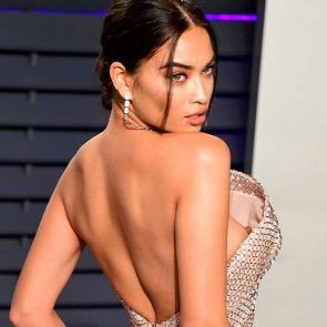 Shanina Shaik Naked Tits and Pussy at Oscars Party