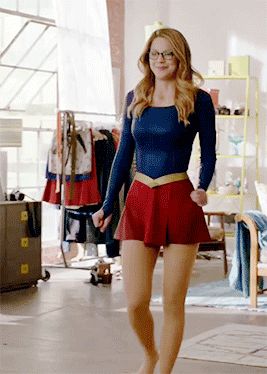 Melissa Benoist Sexy Supergirl Outfit 2