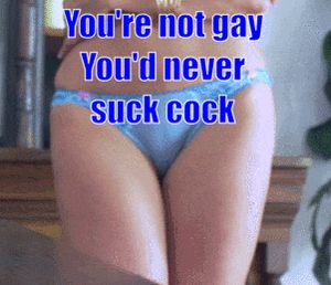 Blonde Sissy Caption Big Delicious Cock