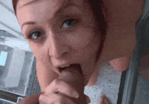 Amateur slut takes a risky load and spits off a 10 story building haha