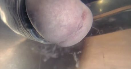 Cum under water...