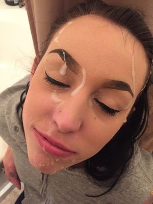 Cum on face