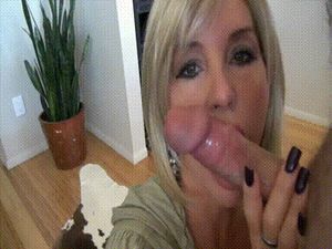 Wifey Kate the Neighbor Lady Blowjob