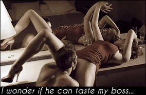 I wonder if he can taste it