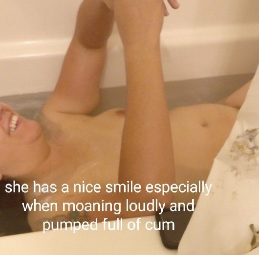 wife in tub