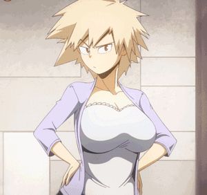 Bakugo's mother flashing