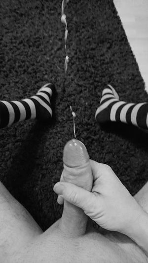 Big hard cock cumshot