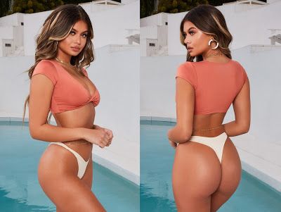 Sofia Jamora sexy bikini for OhPolly March 2019 HQ