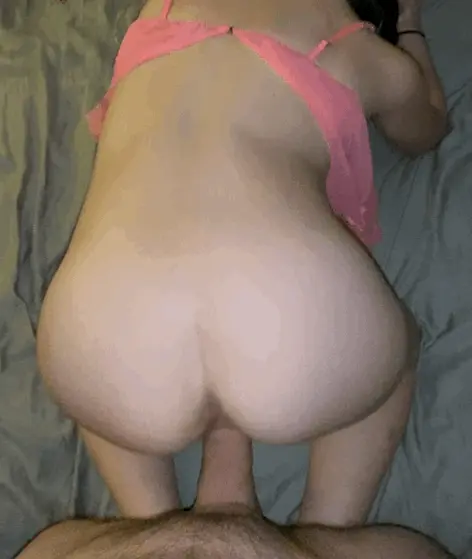 My wife putting her back into it