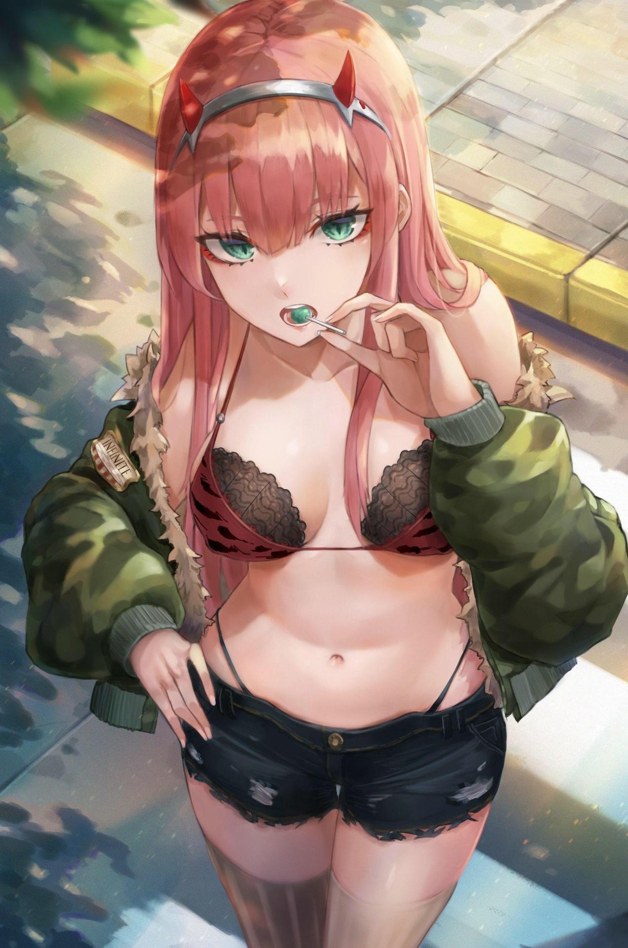 Zero two being a bad bitch