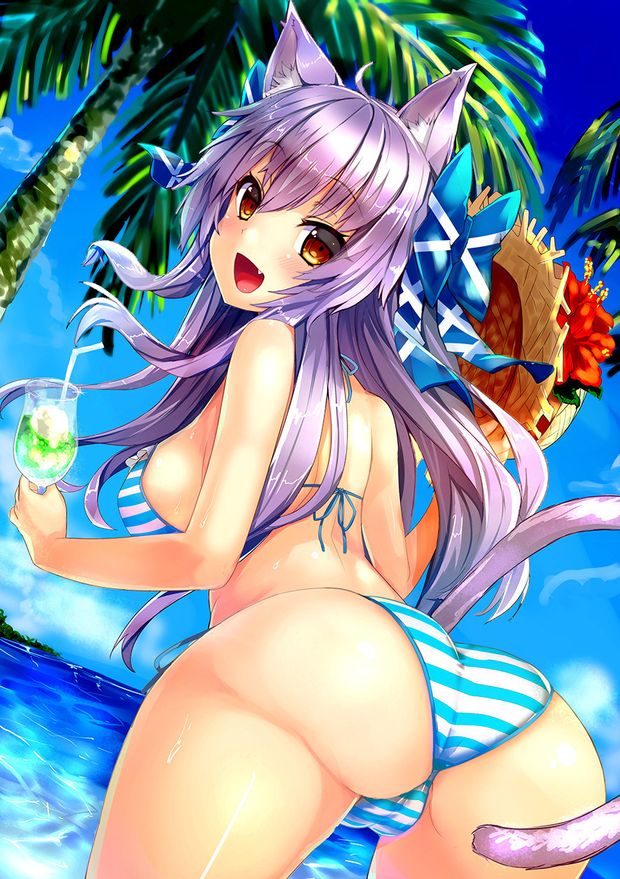 Beach neko butt