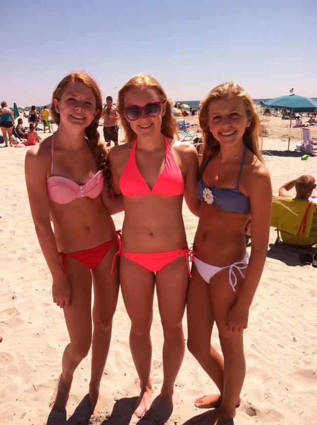 On the beach