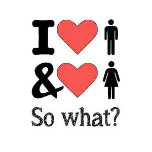 i like guys and love my GF