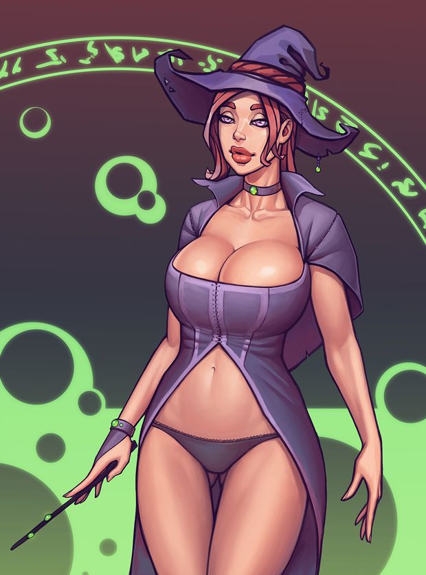 Warlock and boobs: Melissa by boobsgames