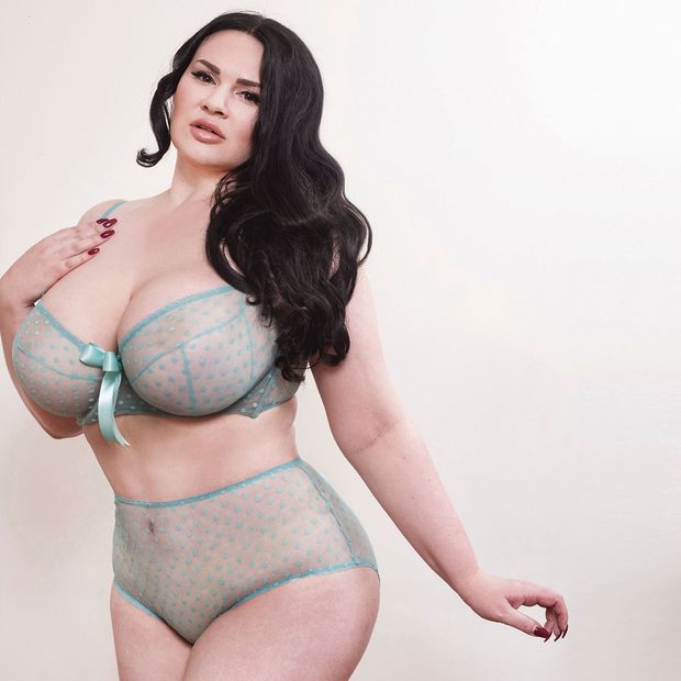 BBW in sheer underwear