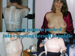 Julie reluctantly entertaining the public