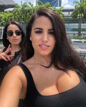 Beautiful slut with big fucking round and tanned tits