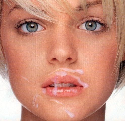 Icecream in her face (kapowski?)