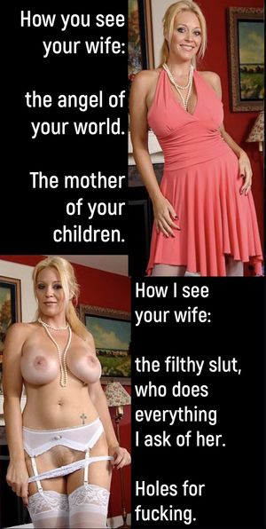 She needs to be a filthy whore for someone.