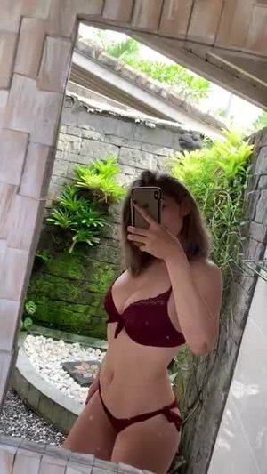 sexy asian milf with underwears