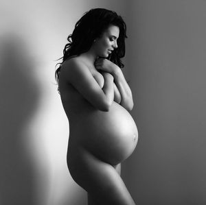 beautiful pregnant woman