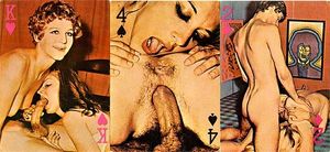 Porn playing cards