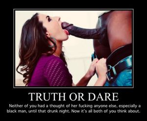 She was slobbering and you were shocked