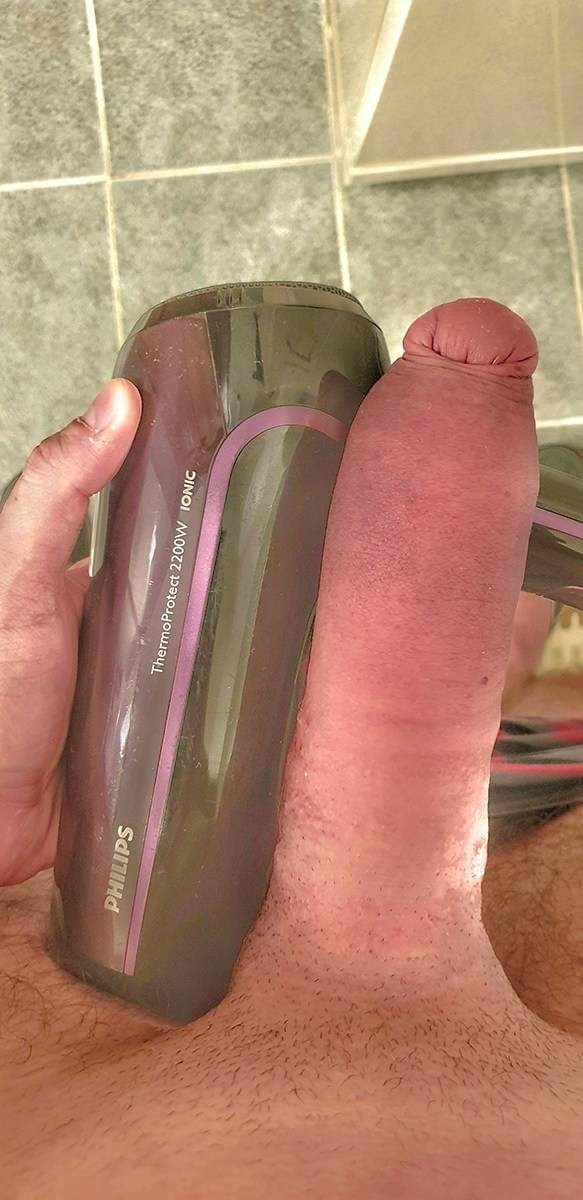 Measuring my huge thick cock