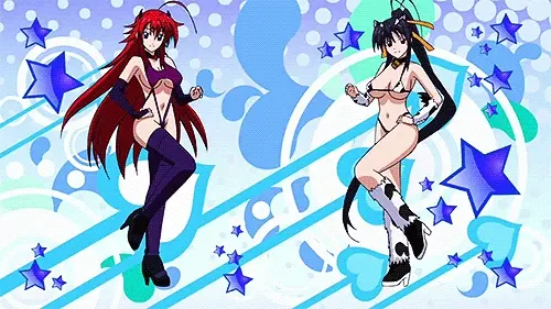 akeno himejima and rias gremory
