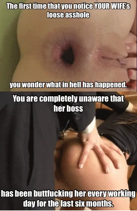 Wifes loose asshole